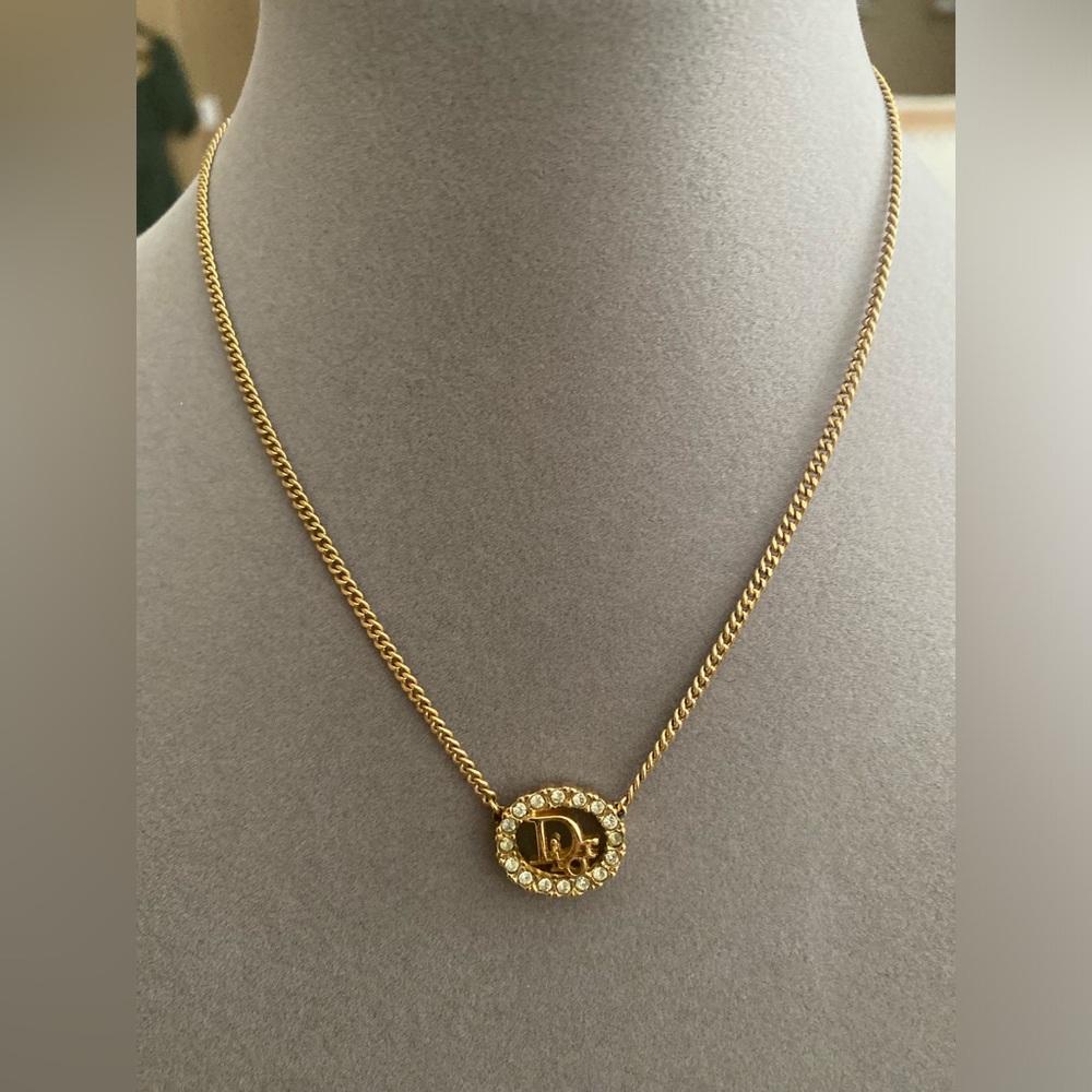Dior Vintage Necklace w Rhinestones